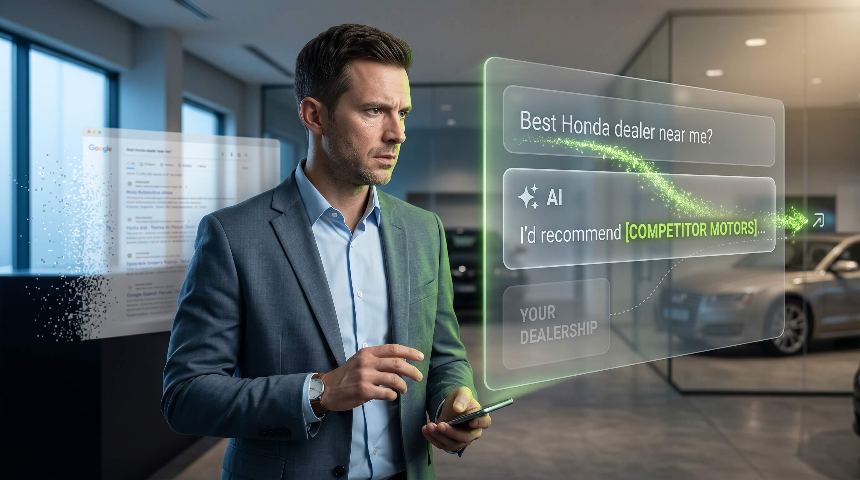 Five authority signals that get a dealership cited by name in ChatGPT, Perplexity, and Google AI Overviews.