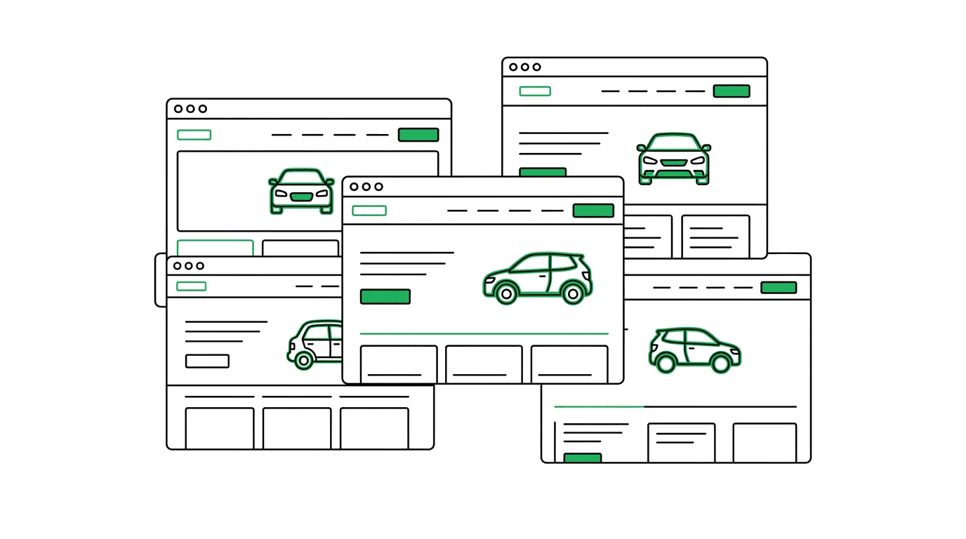 Notion-style illustration for Best CMS & Website Platforms for Car Dealerships in 2026