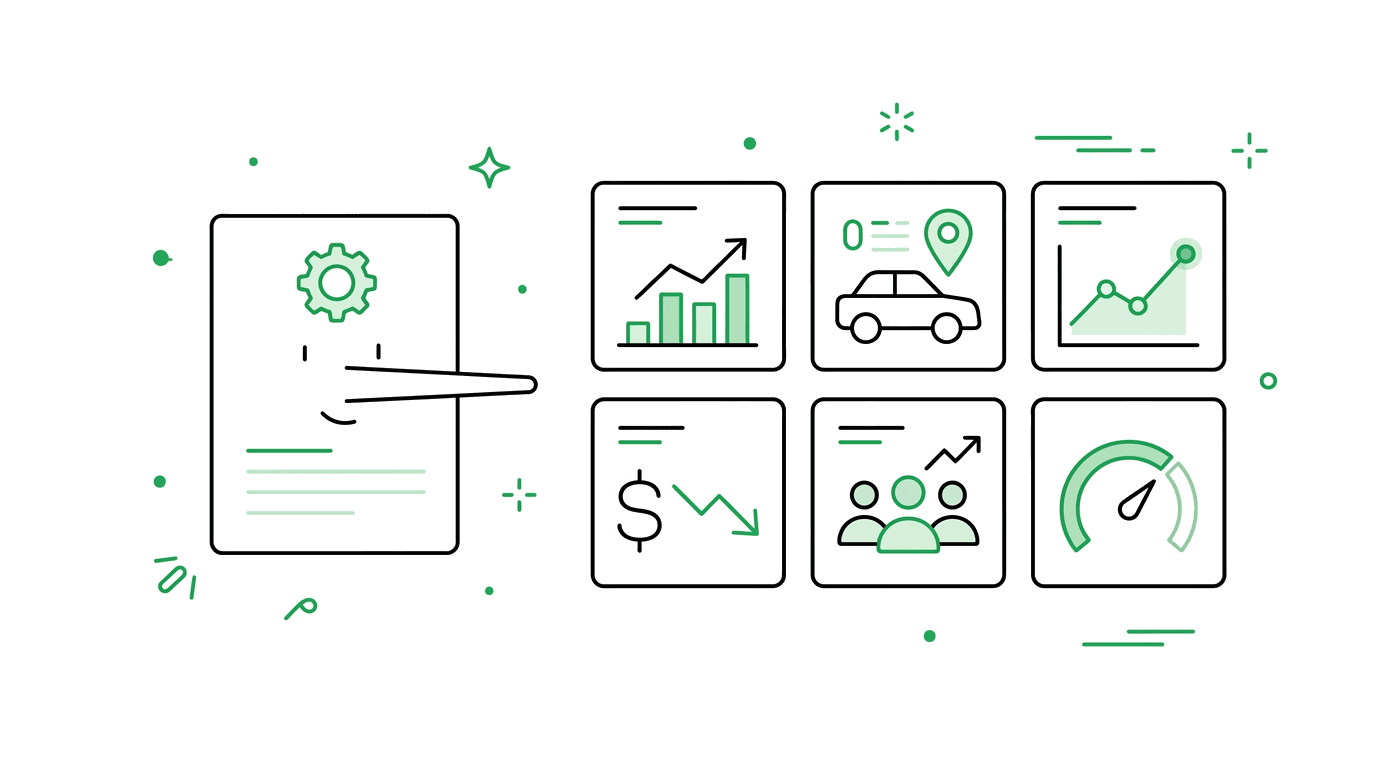 Notion-style illustration for Your Monthly Report Is Lying. Track These 6 Instead.