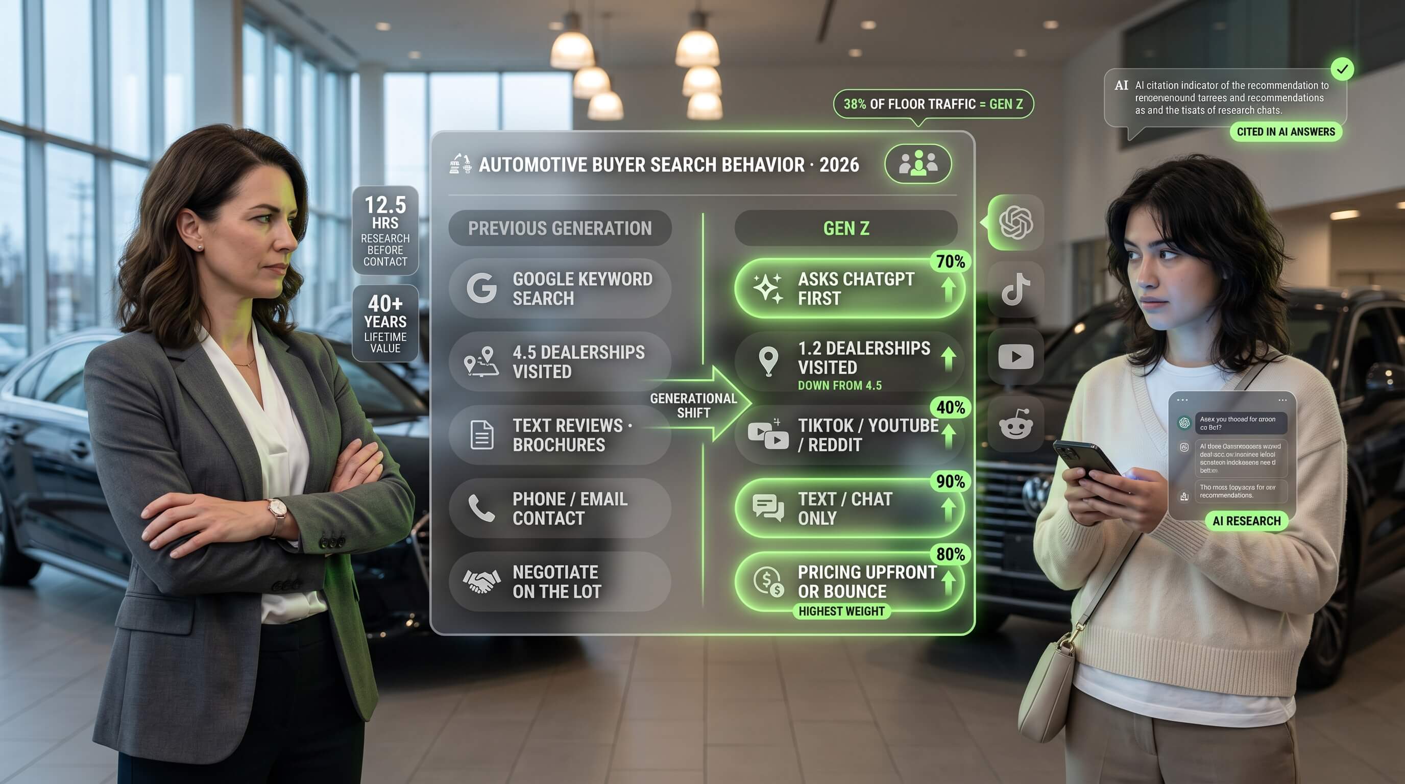 How Gen Z searches before buying (ChatGPT and TikTok before Google) and the dealership content strategy that meets them there.