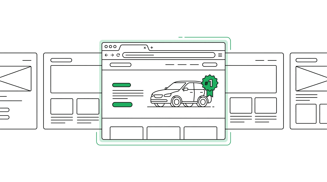 Notion-style illustration for The One Page Most Dealers Are Missing (It Ranks #1)