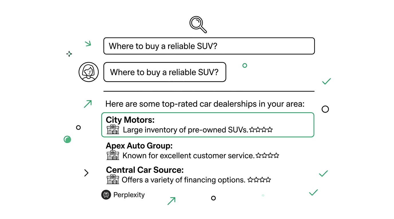 Notion-style illustration for How to Show Up When Buyers Ask Perplexity