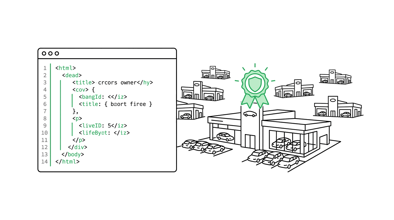 Notion-style illustration for The Technical Edge 60% of Dealers Are Missing