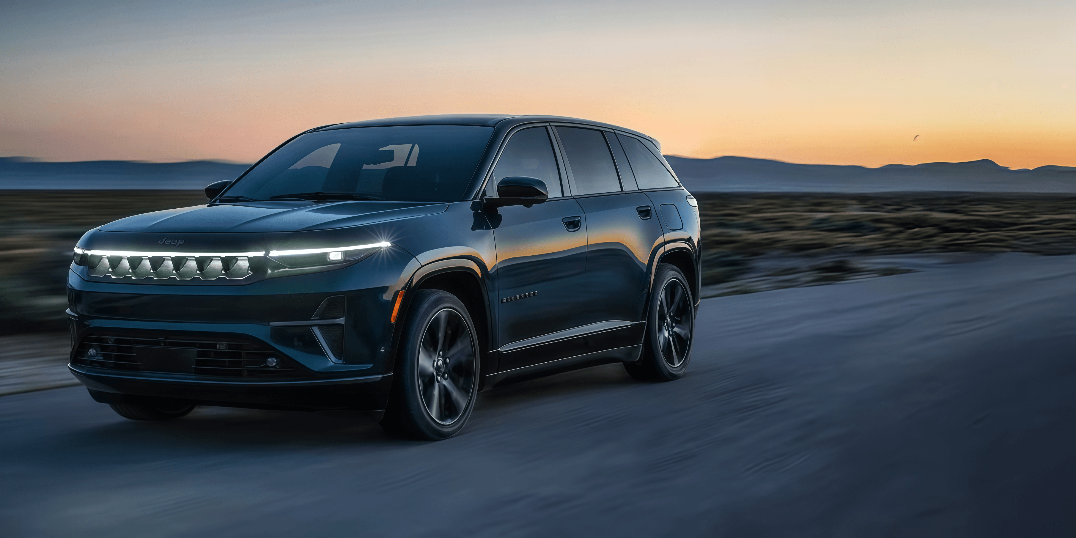 Jeep SUV in California. Stellantis CDJR client cluster in the LA Basin