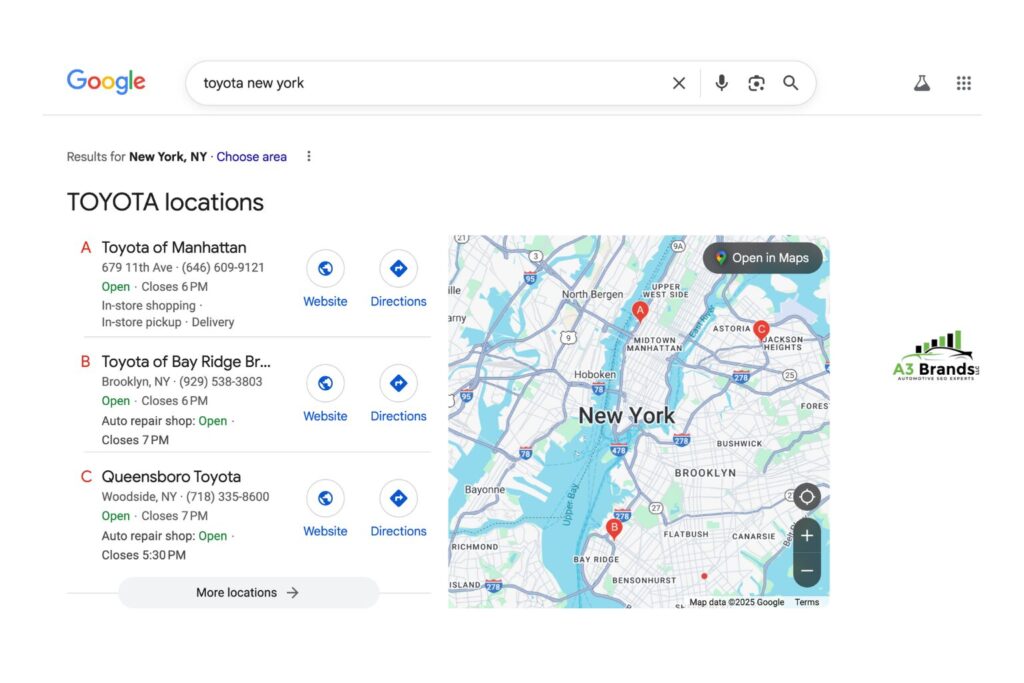 Consistency and Optimization of Dealership Business Data for Local SEO
