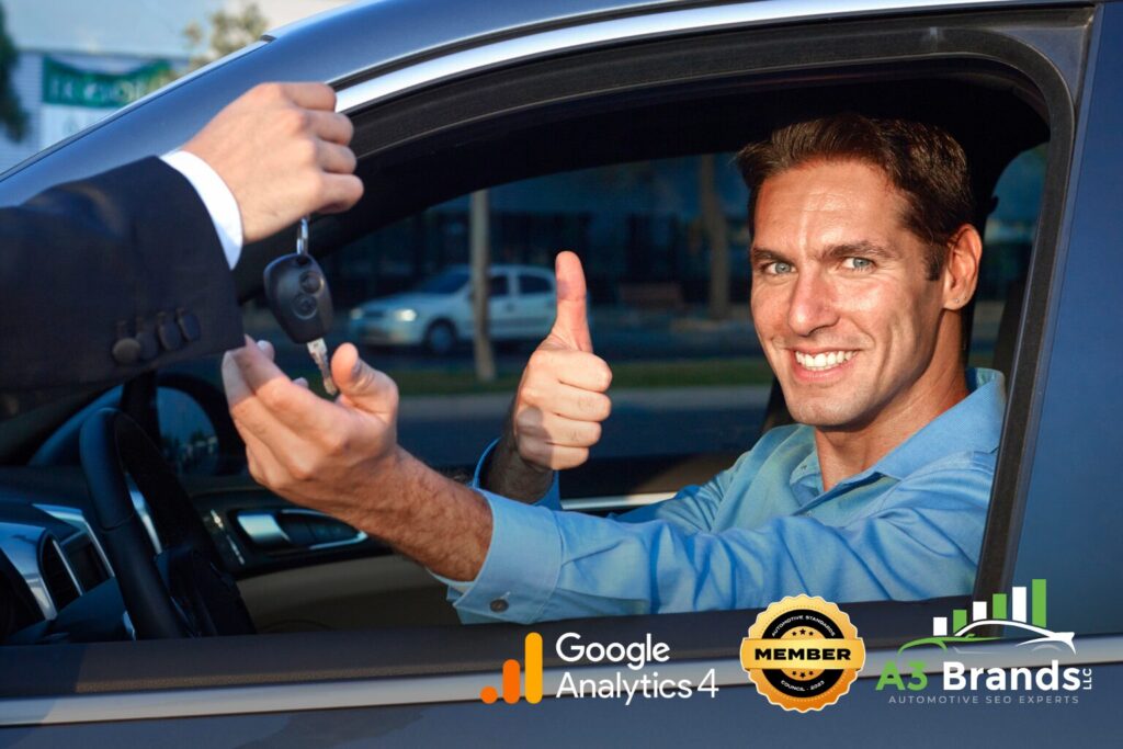 Happy Customer Buying Car